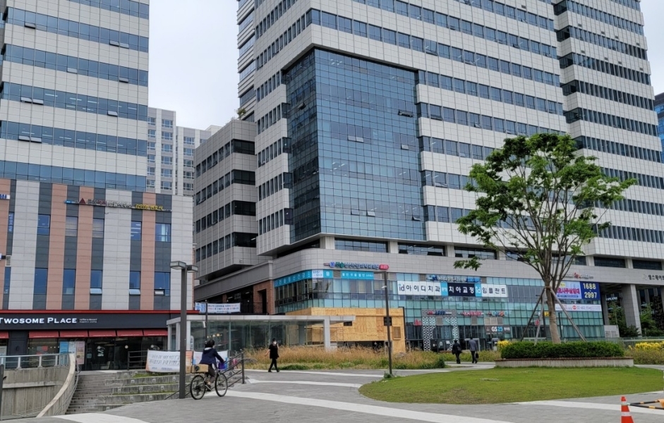 입주 건물(엠스테이트 A동)